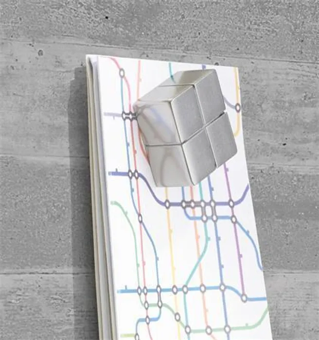 Hlavný obrázok produktu Magnetická skleněná tabule "Artverum® ", textura betonu, 91x46cm, SIGEL
