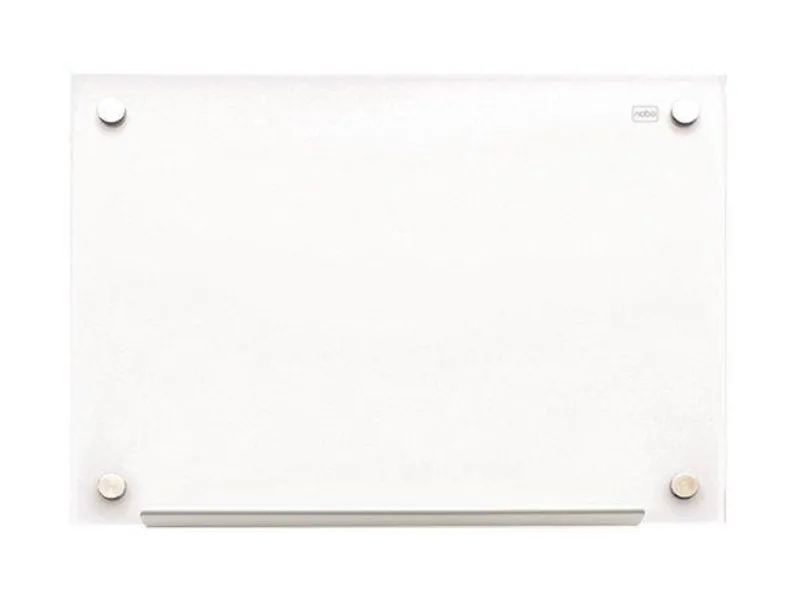 Hlavný obrázok produktu Magnetická skleněná tabule, bílá, 60 x 120 cm, NOBO
