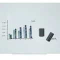Ďalší obrázok produktu Magnetická sklenená tabuľa, biela, 90x60 cm, VICTORIA