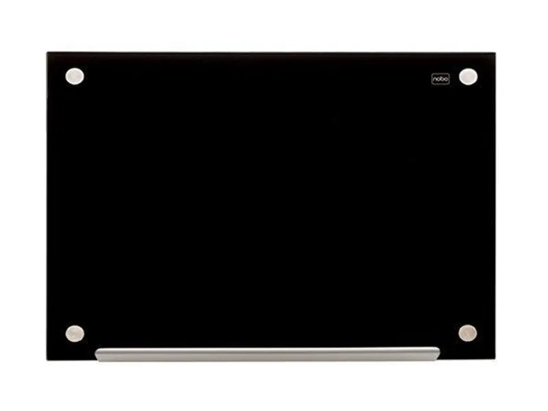 Hlavný obrázok produktu Magnetická skleněná tabule, černá, 60 x 45 cm, NOBO