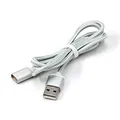 USB kábel (2.0), USB A M - Magnetická koncovka, 1m, strieborný, yy