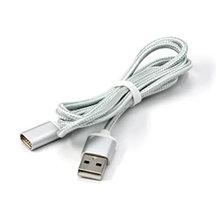 Hlavný obrázok produktu Magnetický kabel USB (2.0), USB A M- Magnetická koncovka, 1m, stříbrný