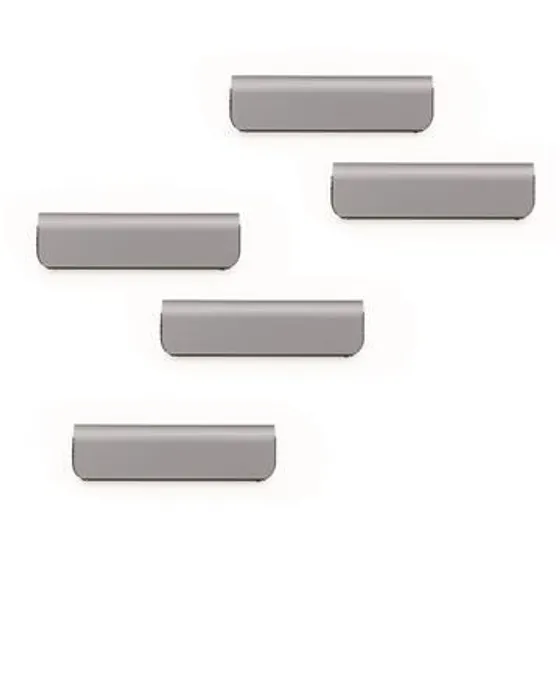 Hlavný obrázok produktu Magnetický klip "DURAFIX CLIP", samolepicí, stříbný, 60 mm, 5 ks/bal., DURABLE