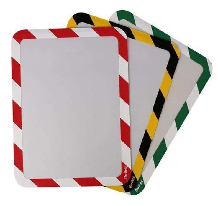 Hlavný obrázok produktu Magnetický obal "Magneto Safety", červená-bílá, A4, TARIFOLD [2 ks]