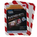 Magnetický obal Magneto Safety, červená-biela, A4, TARIFOLD [2 ks]