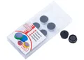 Magnety ARTA priemer 16mm, čierne (10ks v balení)