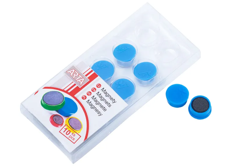 Hlavný obrázok produktu Magnety ARTA průměr 16mm, modré (10ks v balení)