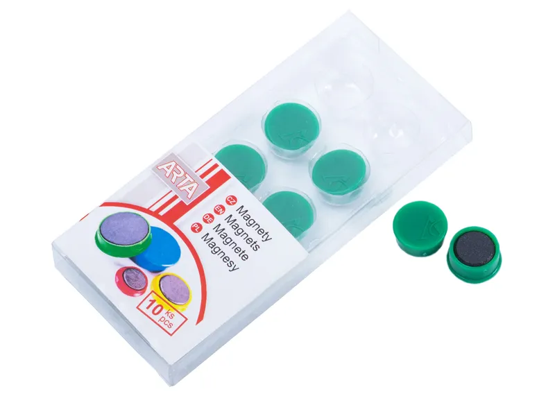 Hlavný obrázok produktu Magnety ARTA průměr 16mm, zelené (10ks v balení)