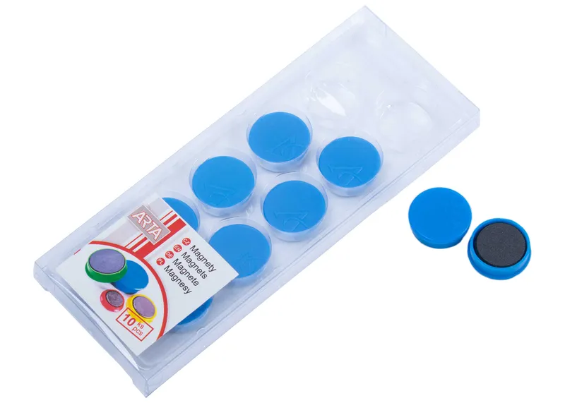 Hlavný obrázok produktu Magnety ARTA průměr 25mm, modré (10ks v balení)