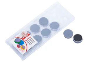 Magnety ARTA priemer 25mm, šedé (10ks v balení)