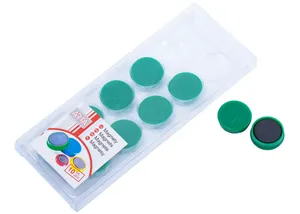 Magnety ARTA priemer 25mm, zelené (10ks v balení)