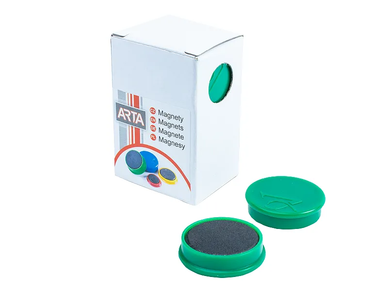 Hlavný obrázok produktu Magnety ARTA průměr 30mm, zelené (10ks v balení)