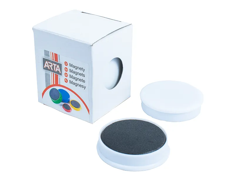 Hlavný obrázok produktu Magnety ARTA průměr 40mm, bílé (4ks v balení)