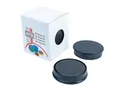 Magnety ARTA priemer 40mm, čierne (4ks v balení)