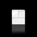 Ďalší obrázok produktu Magnety "Superdym", bílá, super silný, 2 ks, 20 x 20 x 20 mm, SIGEL