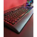 Ďalší obrázok produktu Marvo CM305, RGB sada klávesnice s hernou myšou a slúchadlami, US, herná, membránová typ drôtová (USB), čierna, RGB podsvietená
