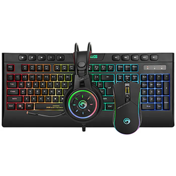 Hlavný obrázok produktu Marvo CM305, RGB sada klávesnice s herní myší a sluchátky, US, herní, membránová typ drát