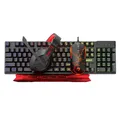 Ďalší obrázok produktu Marvo CM409 EN, sada klávesnice s hernou myšou, podložkou a slúchadlami, US, herná, membránová typ drôtová (USB), čierna, podsviet