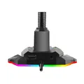 Marvo, herná mikrofón, MIC-05, nastavenie hlasitosti, čierny, Rainbow podsvietenie, držiak telefónu