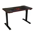 Marvo Herný stôl DE-03 PRO, 120 x 66 cm, 71-121 cm, elektricky nastaviteľná výška, podsvietený, podsvietná herná podložka