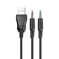 Ďalší obrázok produktu Marvo HG8901, slúchadlá s mikrofónom, ovládanie hlasitosti, čierna, USB
