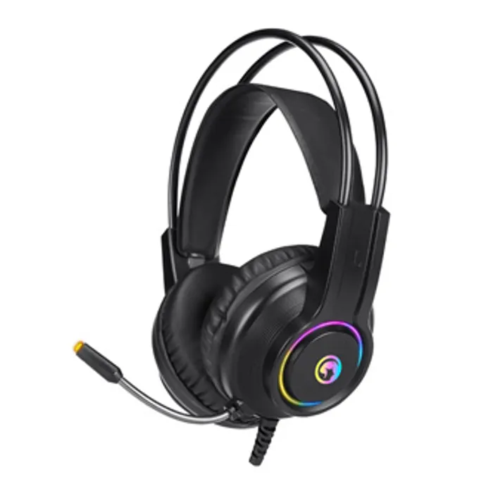 Hlavný obrázok produktu Marvo HG8935, sluchátka s mikrofonem, ovládání hlasitosti, černá, podsvícená, 3.5 mm jack