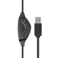 Marvo HG9022, slúchadlá s mikrofónom, ovládanie hlasitosti, čierno-červená, 7.1 (virtualne), LED,podsvietená typ USB