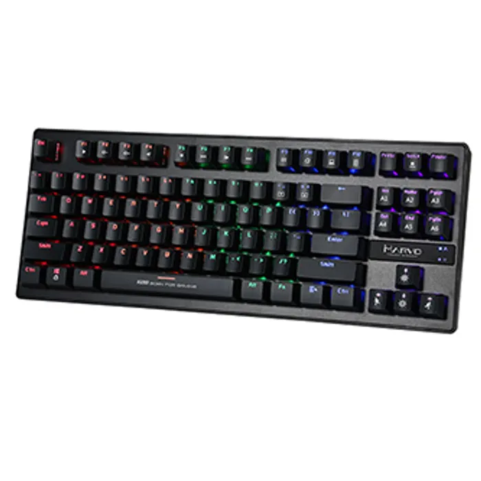 Hlavný obrázok produktu Marvo KG901, Klávesnice CZ/SK, herní, modré spínače typ drátová (USB), černá, mechanická,