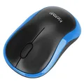 Marvo Myš DWM100BL, 1000DPI, 2.4 [GHz], optika, 3tl., bezdrôtová, čierno-modrá, 1 ks AAA, kancelárska