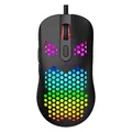 Marvo Myš G925, 12000DPI, optika, 7tl., drôtová USB, čierna, herná, podsvietená