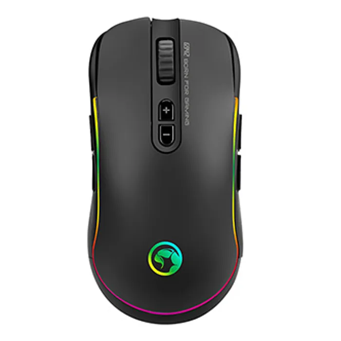 Hlavný obrázok produktu Marvo Myš G942, 10000DPI, optika, 10tl., 1 kolečko, drátová USB, černá, herní, RGB podsví