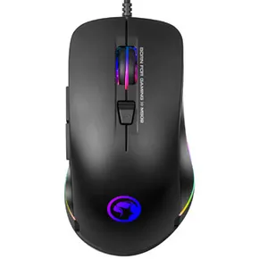 Marvo Myš M508, 3200DPI, optika, 6tl., drôtová USB, čierna, herná, podsvietená