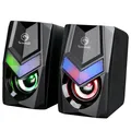 Marvo reproduktory SG-118, 2.0, 6W, čierne, regulácia hlasitosti, herná, 150Hz-20kHz, RGB podsvietenie
