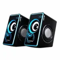 Reproduktory Marvo SG-201, 2.0, 6W, modré, regulácia hlasitosti, herné, 200Hz-20kHz