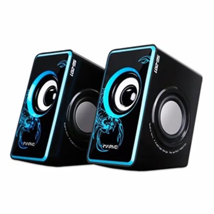 Hlavný obrázok produktu Marvo reproduktory SG-201, 2.0, 6W, modré, regulace hlasitosti, herní, 200Hz-20kHz