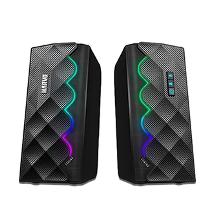 Hlavný obrázok produktu Marvo reproduktory SG-269, 2.0, 6W, černé, regulace hlasitosti, herní, 160Hz-20kHz, RGB p