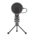 Ďalší obrázok produktu Marvo, streamovací mikrofón, MIC-03, bez regulácie hlasitosti, čierny, s 270&deg* otočným tripodom