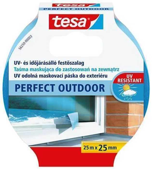 Hlavný obrázok produktu Maskovací páska "Perfect Outdoor 56250", 25 mm x 25 m, exteriérová, TESA