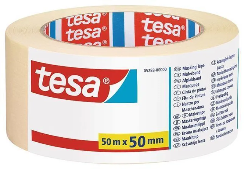 Hlavný obrázok produktu Maskovací páska "Standard 5089", 50 mm x 50 m, TESA