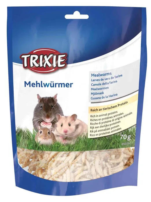 Hlavný obrázok produktu MEALWORMS, mouční červi sušení, 70g