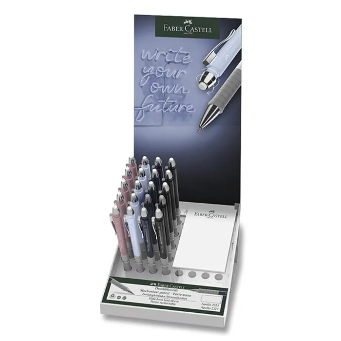 Hlavný obrázok produktu Mechanická tužka Faber-Castell Apollo 0,5 mm, stojánek, 20 ks