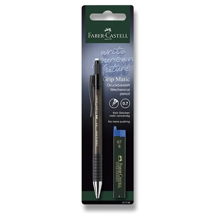 Hlavný obrázok produktu Mechanická tužka Faber-Castell Grip Matic 1377 0,7 mm, černá