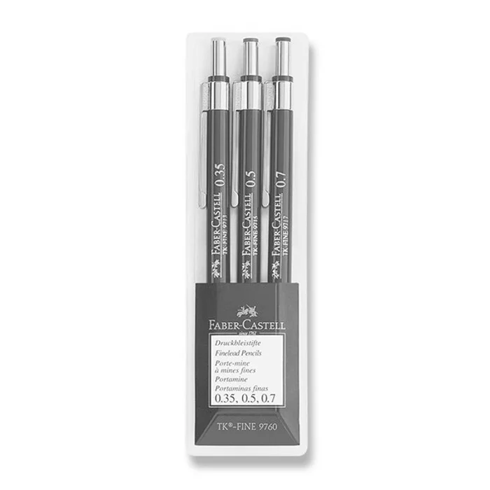 Hlavný obrázok produktu Mechanická tužka Faber-Castell TK Fine sada 3 ks