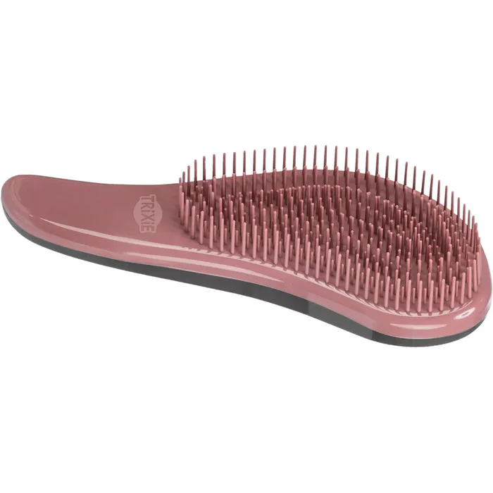 Hlavný obrázok produktu Měkký plastový kartáč pro kočky, 19cm, růžová/černá