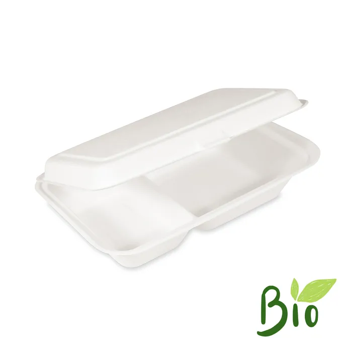 Hlavný obrázok produktu Menu box 2-dílný BIO cukrová třtina 250 x 162 x 63 mm [50 ks]