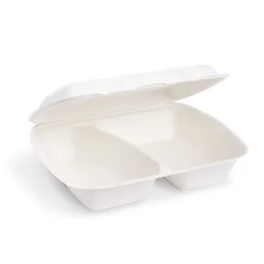 Menu box (cukrová trstina) 2dielny 241 x 202 x 70 mm 1000ml [50 ks]