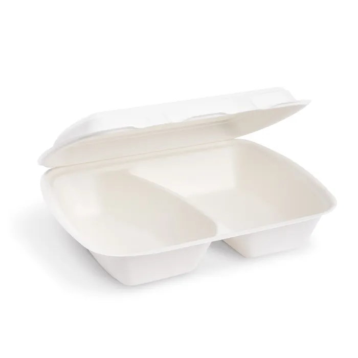 Hlavný obrázok produktu Menu box (cukrová třtina) 2dílný 241 x 202 x 70 mm 1000ml [50 ks]