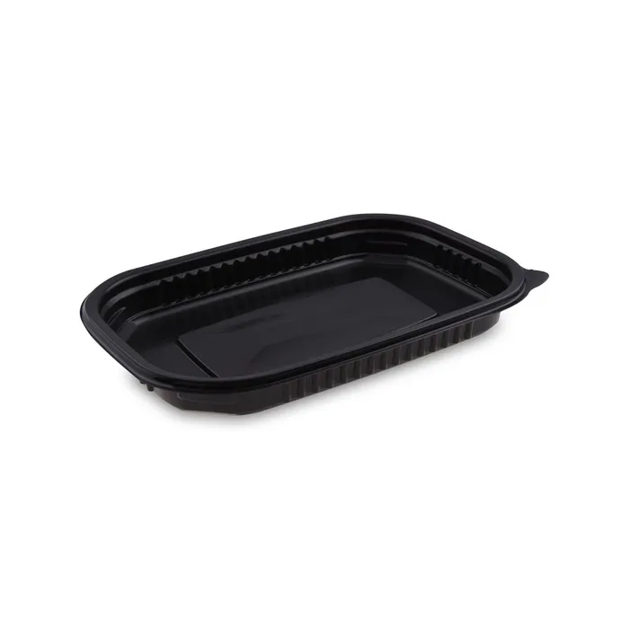 Hlavný obrázok produktu Menu mísa černá do mikrovl. trouby 650 ml, M 22x15 x 2,5 cm (PP) [50 ks]