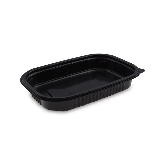 Hlavný obrázok produktu Menu mísa černá do mikrovl. trouby 750 ml, M 22x15 x 3,5 cm (PP) [50 ks]