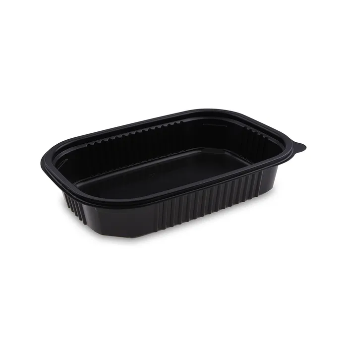 Hlavný obrázok produktu Menu mísa černá do mikrovl. trouby 850 ml, M 22x15 x 4,5 cm (PP) [50 ks]